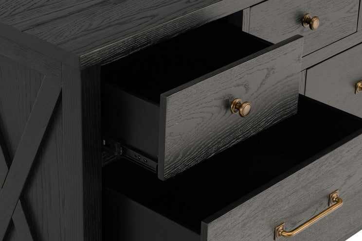 Flat Iron 7-Drawer Dresser